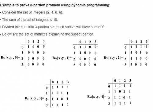 Consider the following 3-PARTITION problem. Given integers a1; : : : ; an, we want to determine whet