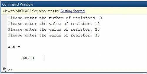 Matlab In this assignment you will write a function that will calculate parallel resistance for up t