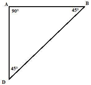 A square root of paper 150 millimeters on a side is folded in half along a diagonal. The result is a