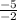 \frac{-5}{-2}