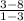 \frac{3-8}{1-3}