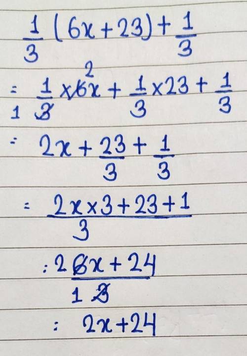 Use the distributive property to write the expression without parentheses. Then simplify the result,