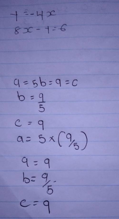 A=5b=9find the value of c