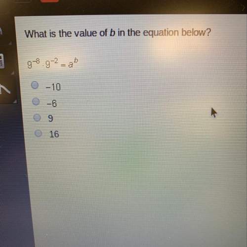 What is the value of b in the equation below?