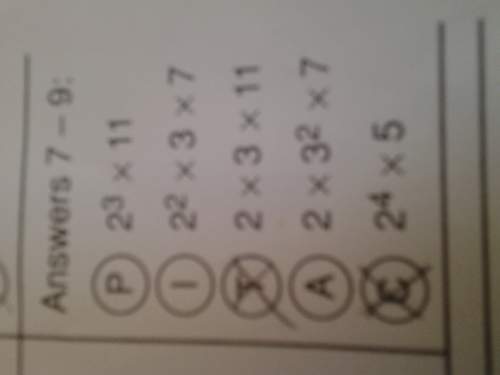 Can u me on #7? when you get an answer the pick your answer on the second dont pick t or