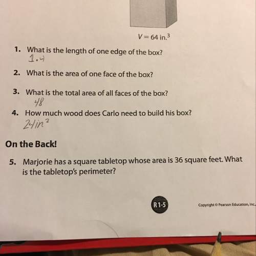 Marjorie has a square table top whose area is 36 square feet what is the table tops perimeter ?