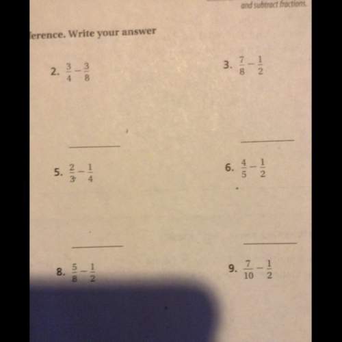May anyone me on this using simplest form these problem are subtraction problem and use