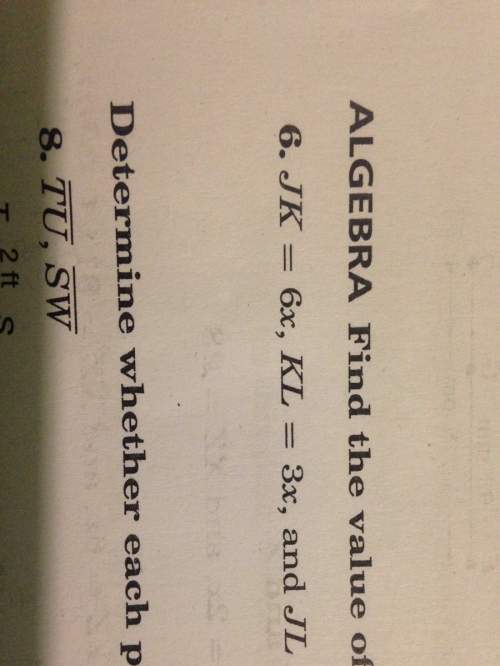 Find the value of x and kl if k is between j and l