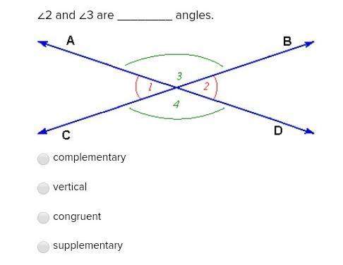 Angle 2 and angle 3 are angles? need asap