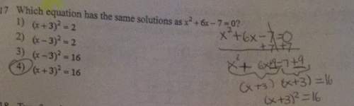 17 which equation has the same solutions as x6x-750? 1) (x+3) 213)