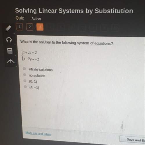 What is the solution to the following system of equations? x-2y=2, x-2y=-2
