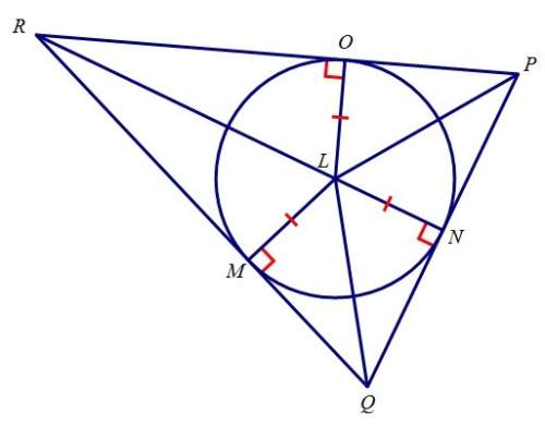 the point of concurrency in the diagram above is  a the incenter b the circumcent