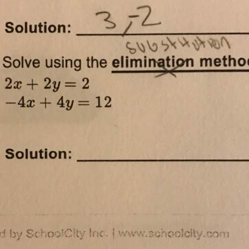 How do i solve using substitute method