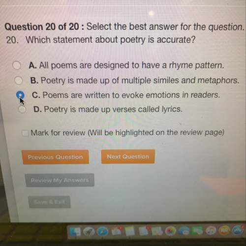 Which statement about poetry is accurate ?