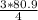 \frac{3 * 80.9}{4}