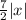 \frac{7}{2}|x|