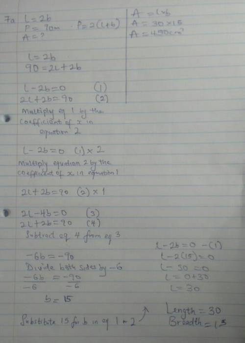 Chapter: Simple Linear Equations (Answer in Steps)