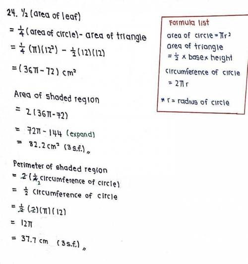 Just need to calculate the area of the shaded region, thanks