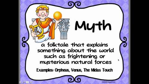 Which are features of myths? Check all that apply. 1 supernatural gods or animals 2 fantastic settin