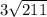 3\sqrt{211}\\