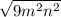 \sqrt{9m^2n^2}