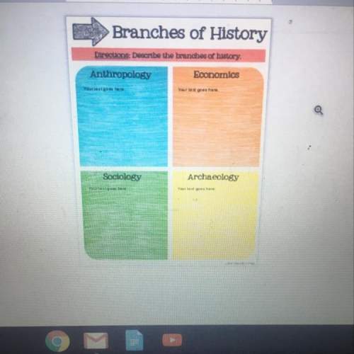 describe the branches of history