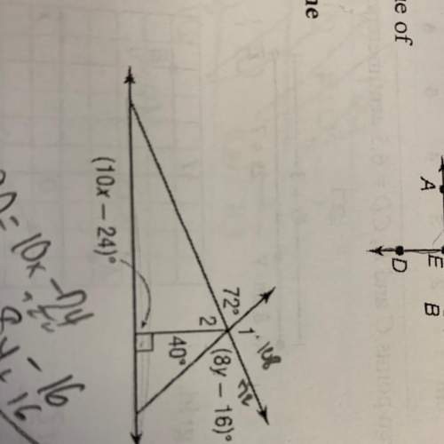 How would i find the measurement of angle 1 &amp; 2