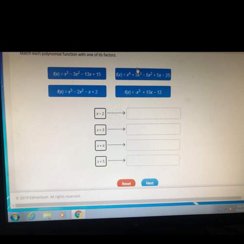 Match each polynomial function w/ one of its factors.