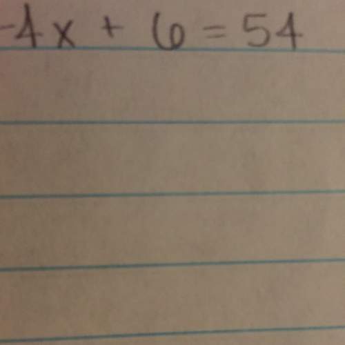 What is the answer for this problem for solving two step equations?