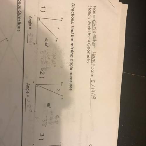 Find the missing angle measures and explain how