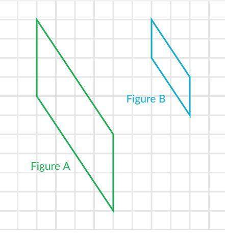 Figure b is a scaled copy of figure a. what is the scale factor from figure a to figure b?