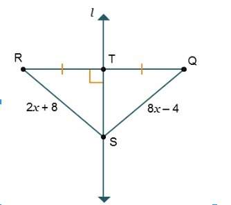 what is the length of segment sr? units