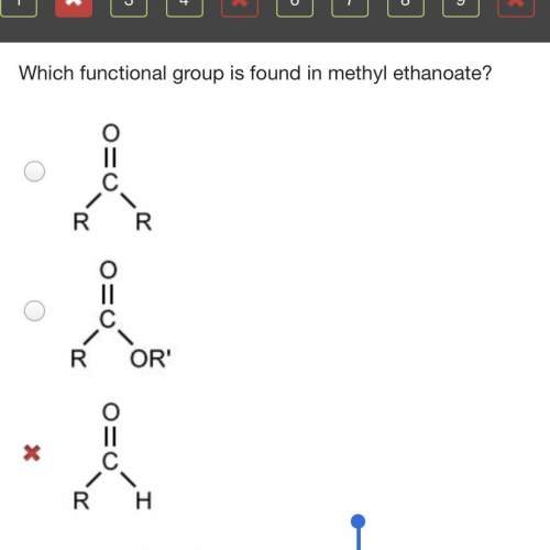Which functional group is found in methyl ethanoate