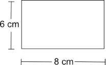 What will be the perimeter and the area of the rectangle below if it is enlarged using a scale facto