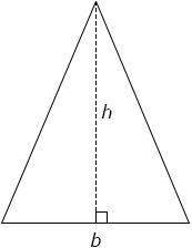 If the height of the triangle is 3 units more than the base, select the function that represents the