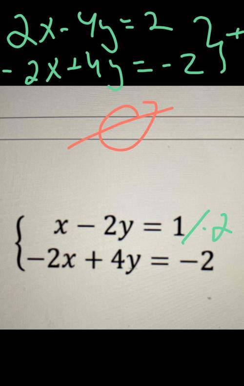 PLEASE HELP MEEEE
Solve the system of equations and show work.
