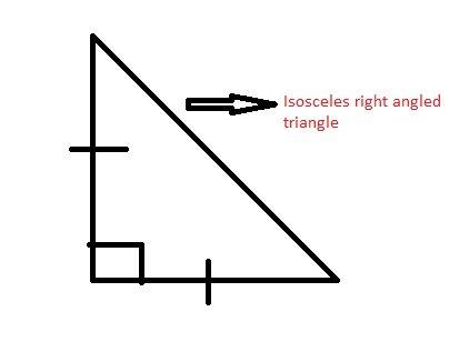 Ascarf is a triangle with two perpendicular sides that are the same length. which two terms describe