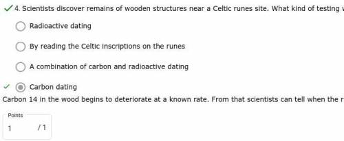 Scientists discover remains of wooden structures near a Celtic runes site. What kind of testing will