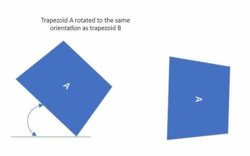2 Describe a sequence of transformations that takes trapezoid A to trapezoid B.
B
А