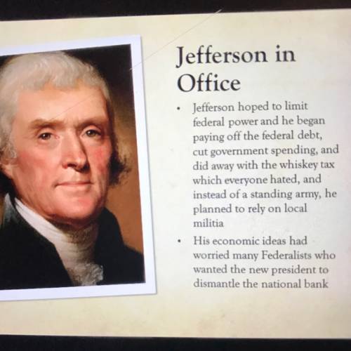 How did jefferson limit the federal government ?