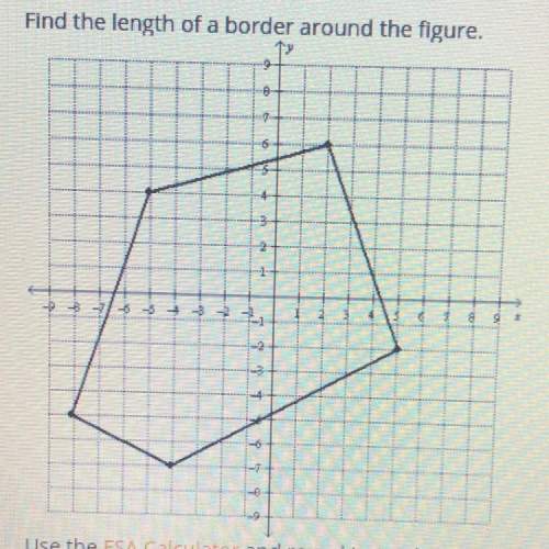 Find the length of a border around the !
