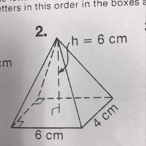 Ineed to know how to find the volume of this triangle