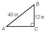 Find the tangent for angle a