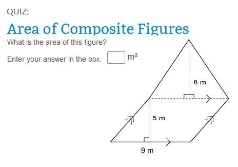 Will give brainliest and you. what is the area of this figure?  enter your answer in th