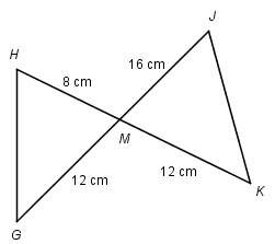 Are the two triangles similar? how do you know?  a. no b. yes, by aa c. yes