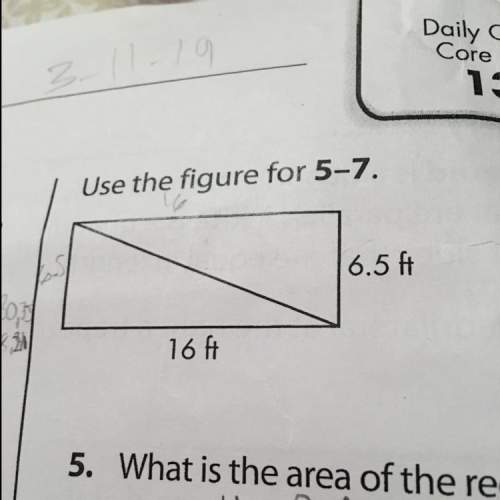 what is the relationship between the area of each triangle in the area of the rectangle