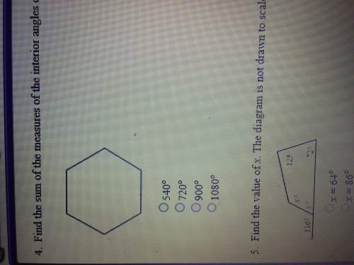 Find the sum of the measures of the interior angles of the figure  a-540degrees  b-720 d