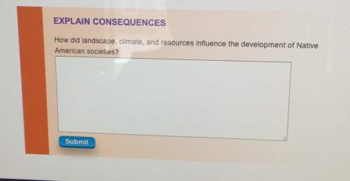 Explain consequenceshow did landscape, climate, and resources influence the development of nativeame