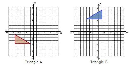 Which series of transformations shows that triangle a is congruent to triangle b?  a. ro