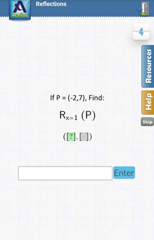 If p= (-2,7) find: rx=1 (p) someone